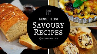 Recipe Collection The Best Savoury Baking Recipes By MariasMenu [upl. by Sunshine]