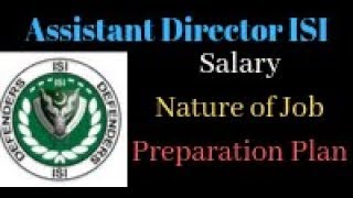 Assistant Director ISISyllabusSalaryJob NaturePreparation PlanwhtspFB links in dscrption [upl. by Haroun708]