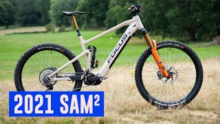 2021 Focus Sam2 First Look  A LONG reach LONG travel ebike [upl. by Terrilyn]