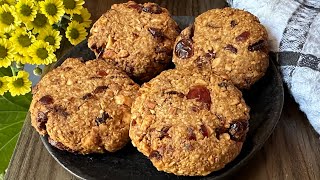 1 cup oatmeal no sugar The best German oatmeal cookie recipe [upl. by Constantin341]