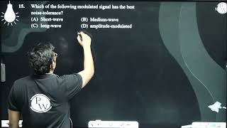 Which of the following modulated signal has the best noisetolerance [upl. by Delly]