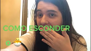 COMO ESCONDER O PU AQUENDAR A NECA  MELODY GLITTER 🥑 [upl. by Lauritz]