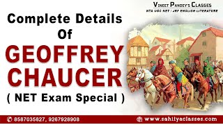 Chaucers Canterbury Tales COMPLETE DETAILS in Live Lecture By Vineet Pandey [upl. by Alby]