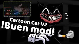 Jugué el mod del GATO ENDEMONIADO y esta bueno🚬🗿  Friday Night Funkin VS Cartoon Cat 20 [upl. by Ayna600]