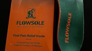 Flowsole Insole Review… takecareofyourfeet Foot Health Awareness [upl. by Sucerdor]