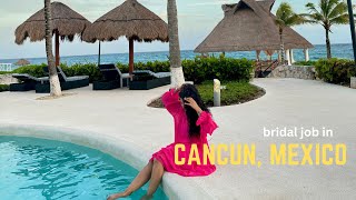 Cancun with Vithya  Bridal Job  Vithya Hair and Makeup [upl. by Ebag]