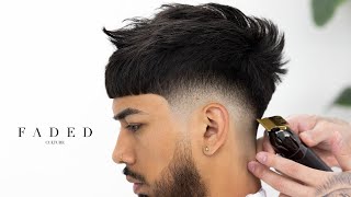 💈💤ASMR BARBER perfect MID FADE tutorial🔥 🏴 [upl. by Selden]