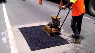 Ultracrete Instant Road Repair in Malaysia Summer 2013 [upl. by Ahearn369]