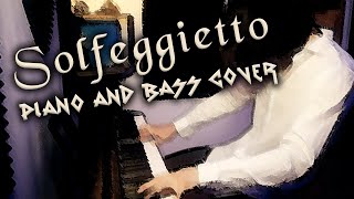 Solfeggietto  CPE BACH  Piano and Bass COVER [upl. by Nagaet]