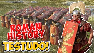 Epic Testudo Formation Roman Legionary Reenactment in Xanten Germany  Historical Event Highlights [upl. by Santini]