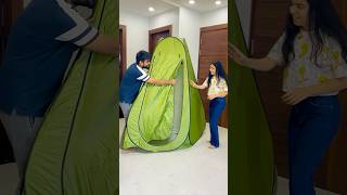 Tent House mein Ghost 😈👻 priyalkukreja shorts ytshorts [upl. by Airliah]