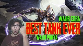 RECOMMENDED TANK PUSH RANK JAMAN NOW HAPPY PAKENYA  Mobile Legends [upl. by Tteragram826]