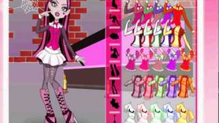 Monster High  Draculaura DRESS UP [upl. by Dominique444]