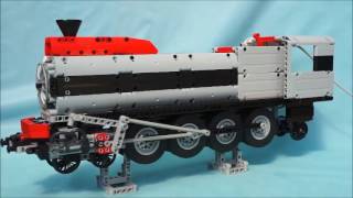 Lego Technic Pneumatic Locomotive [upl. by Aekerly]