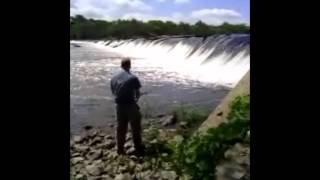 Fishing Buckhorn Dam Cape Fear River Carp and Bass Moncure NC [upl. by Ayekram]