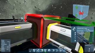 Space Engineers Tutorials 2 Connectors Collectors Conveyors Ejectors And Rotors [upl. by Sumer]