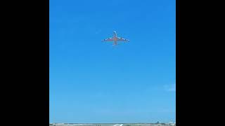 E4B BOEING 747200 FROM OFFUTT AFB  Touch and Go at LNK Lincoln Airport shorts [upl. by Notgnihsaw]