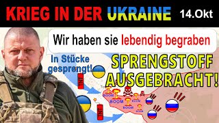 14OKTOBER Ukrainische Truppen JAGEN KOMPLETTEN WOHNBLOCK IN DIE LUFT MITSAMT DER RUSSEN DARIN [upl. by Morse]