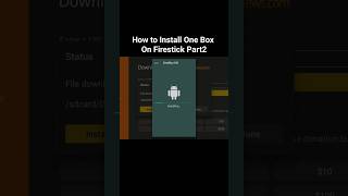 How to Install Onebox on FireStick easily 2024 tech firesticktv 2024 firestick4k smartphone [upl. by Lahcim922]