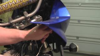 KLR650 Mod  Fiamm Freeway Blaster Low Tone Horn Install [upl. by Bunch64]