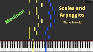 Scales and Arpeggios The Aristocats Piano Tutorial [upl. by Ceciley]