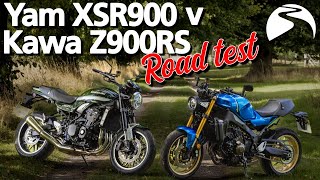 2022 Yamaha XSR900 v Kawasaki Z900RS  Road Test [upl. by Yssak]