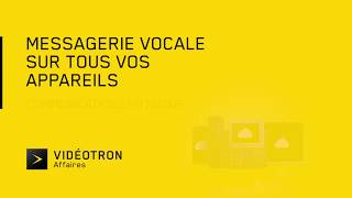 Messagerie vocale sur tous vos appareils  Communications en nuage [upl. by Demmer174]