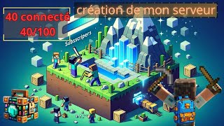 JE CRÉER MON SERVEUR SUR BEDROCK ÉPISODE 2 [upl. by Ahsoym]