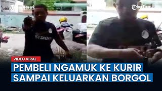 Kurir Diancam Diborgol Oleh Pembeli Saat COD di TangerangKena Sasaran Amuk oleh Konsumen [upl. by Enalb256]