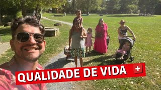 QUALIDADE DE VIDA ABSURDA NA SUÍÇA 🇨🇭 Ep 1923 [upl. by Supat]