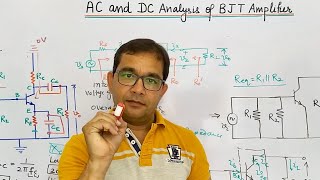 2 AC and DC Analysis of BJT Amplifier in Hindi  Tech Gurukul by Dinesh Arya [upl. by Aliam]