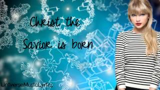 Silent Night Taylor Swift Lyrics Video HD [upl. by Neik]