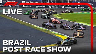 LIVE Sao Paulo Grand Prix PostRace Show [upl. by Marabelle733]