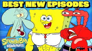 Best of NEW SpongeBob Episodes Part 4  3 Hour Compilation  SpongeBob [upl. by Irvine]