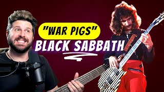 Bass Teacher REACTS  Black Sabbath quotWAR PIGSquot Analysis  Geezer Butler STEALS The Show [upl. by Nahseez480]