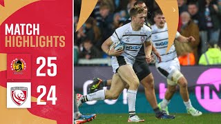 Highlights  Exeter Chiefs v Gloucester Rugby [upl. by Brennen]