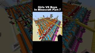 Girls VS Boys in Minecraft Part7 indiangamer hindigameplay minecraftfunny funny [upl. by Nosnej]