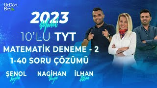 2023 MODEL 345 10LU TYT MATEMATİK DENEMESİ  2 140  ŞENOL AYDIN  NAGİHAN VAYNİ  İLHAN ASLAN [upl. by Pangaro250]