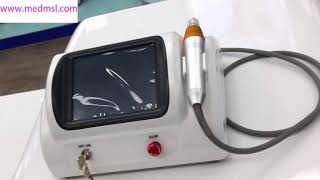 Professional Fractional rf microneedle machine device operation [upl. by Phaih]