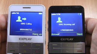 Incoming call amp Outgoing call at the Same Time 2 Explay BM55 [upl. by Alexandros]