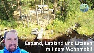 Mit dem Wohnmobil durch Lettland Estland und Litauen  Doku  Reisebericht Baltikum  Pios Welt [upl. by Sokil]