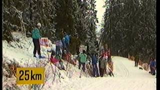 Holmenkollen 1989  50 km  World Cup [upl. by Ebenezer929]