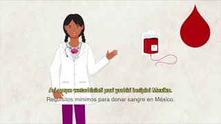 Requisitos mínimos para donar sangre en México  versión Purépecha [upl. by Rasecoiluj]