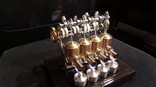 Bohm HB34 Four cylinder Stirling Engine [upl. by Niehaus]