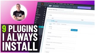 My 9 ESSENTIAL WordPress Plugins For 2023 [upl. by Easter]