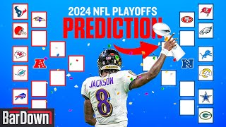 WE PREDICTED THE 2024 SUPER BOWL WINNER  NFL BRACKET CHALLENGE [upl. by Griffie]