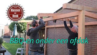 Afdak voor boven de Barbeque bouwen [upl. by Buckler558]