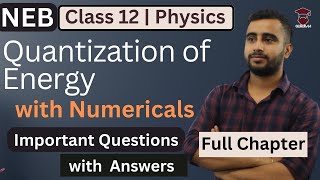 Quantization of Energy  Important Questions Solution  Numericals  Class 12 Physics  NEB [upl. by Braunstein]