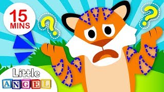 Fun Jungle Animals Songs Compilation  Have you Seen My Stripes  Jungle Animals by Little Angel [upl. by Ardnuat]