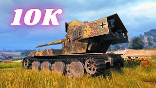 Waffenträger auf E 100  10K Damage 9 Kills amp Wt auf E 100 World of Tanks Replays [upl. by Bergstein]